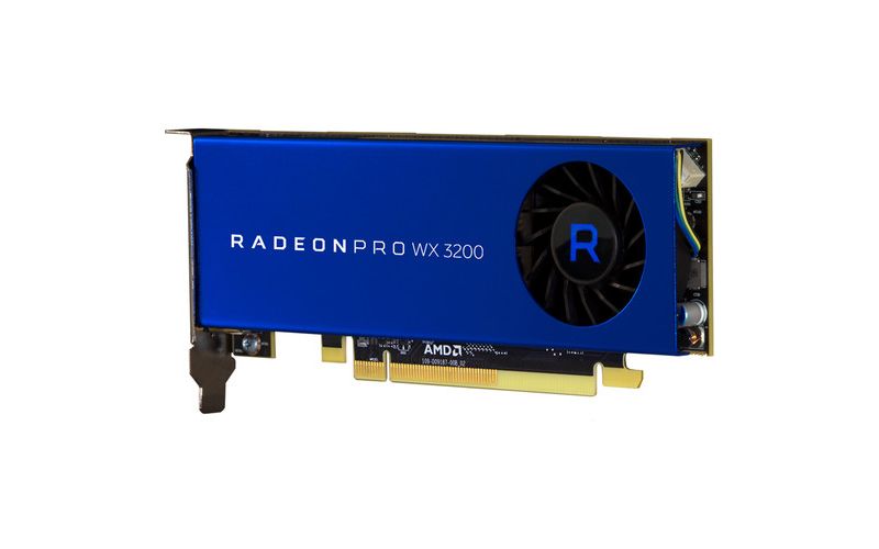 AMD Radeon Pro WX 3200 Graphic Card - 4 GB GDDR5 VRAM - 1.25 to 1.30 GHz Core - 640 Stream Processors - 128 bit Bus Width - Polaris Architecture
