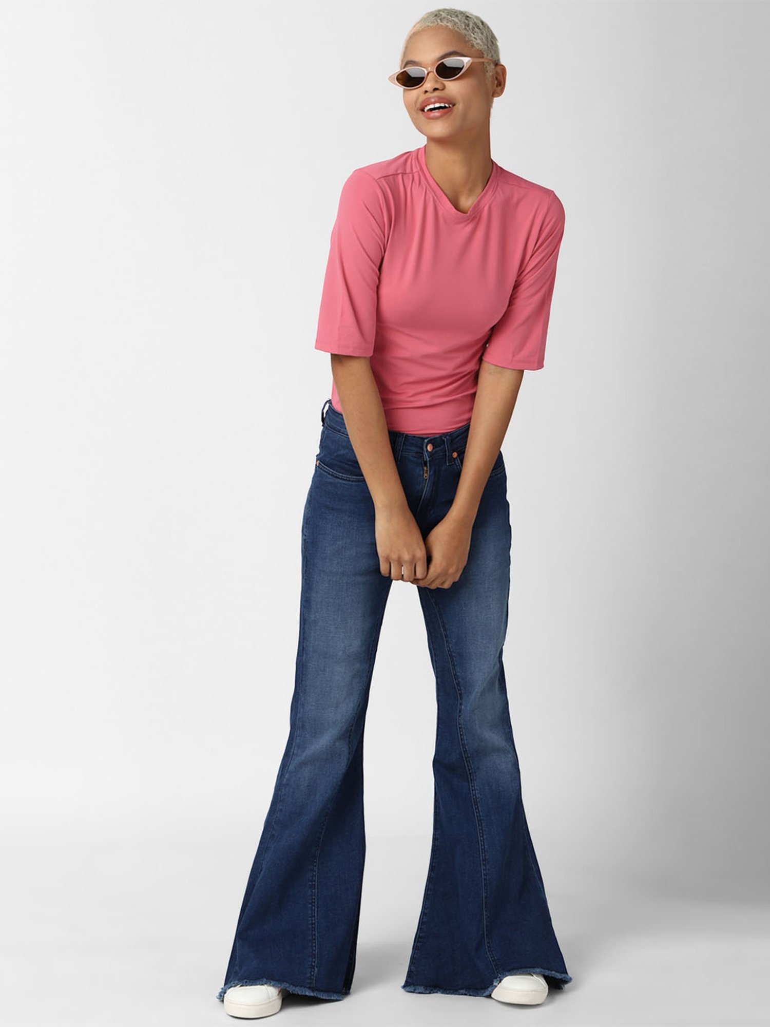 Forever 21 Pink Regular Fit Top