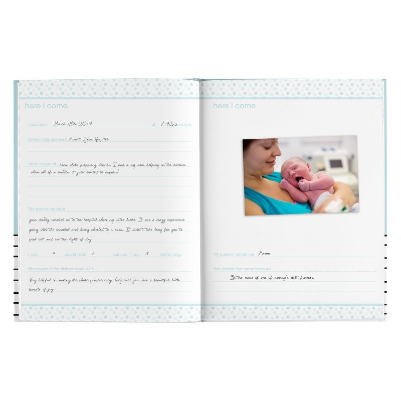 Pearhead Hello Handsome Baby Memory Book - Blue