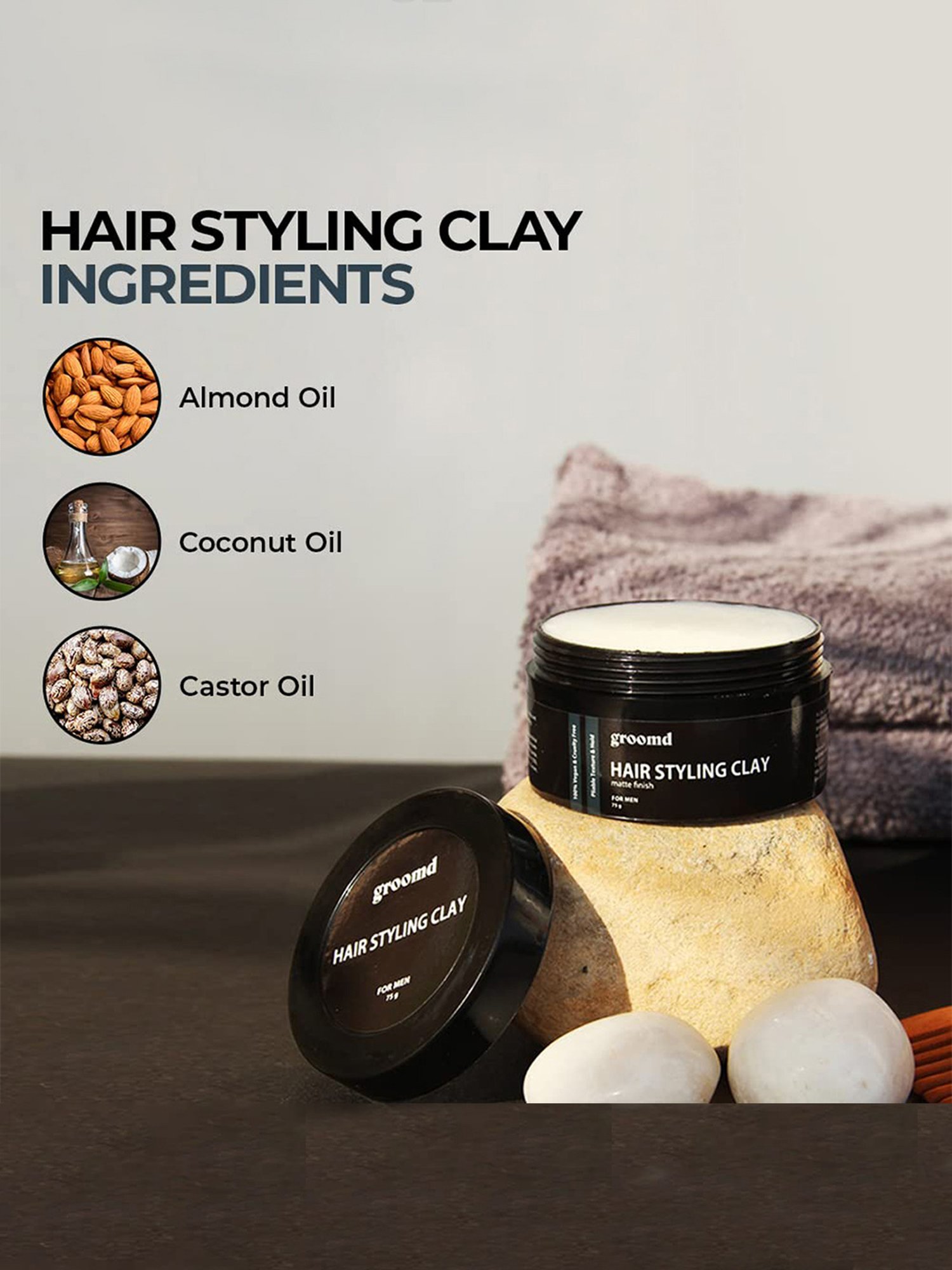 Qraa Men Red Onion Hair Oil - 100 ml