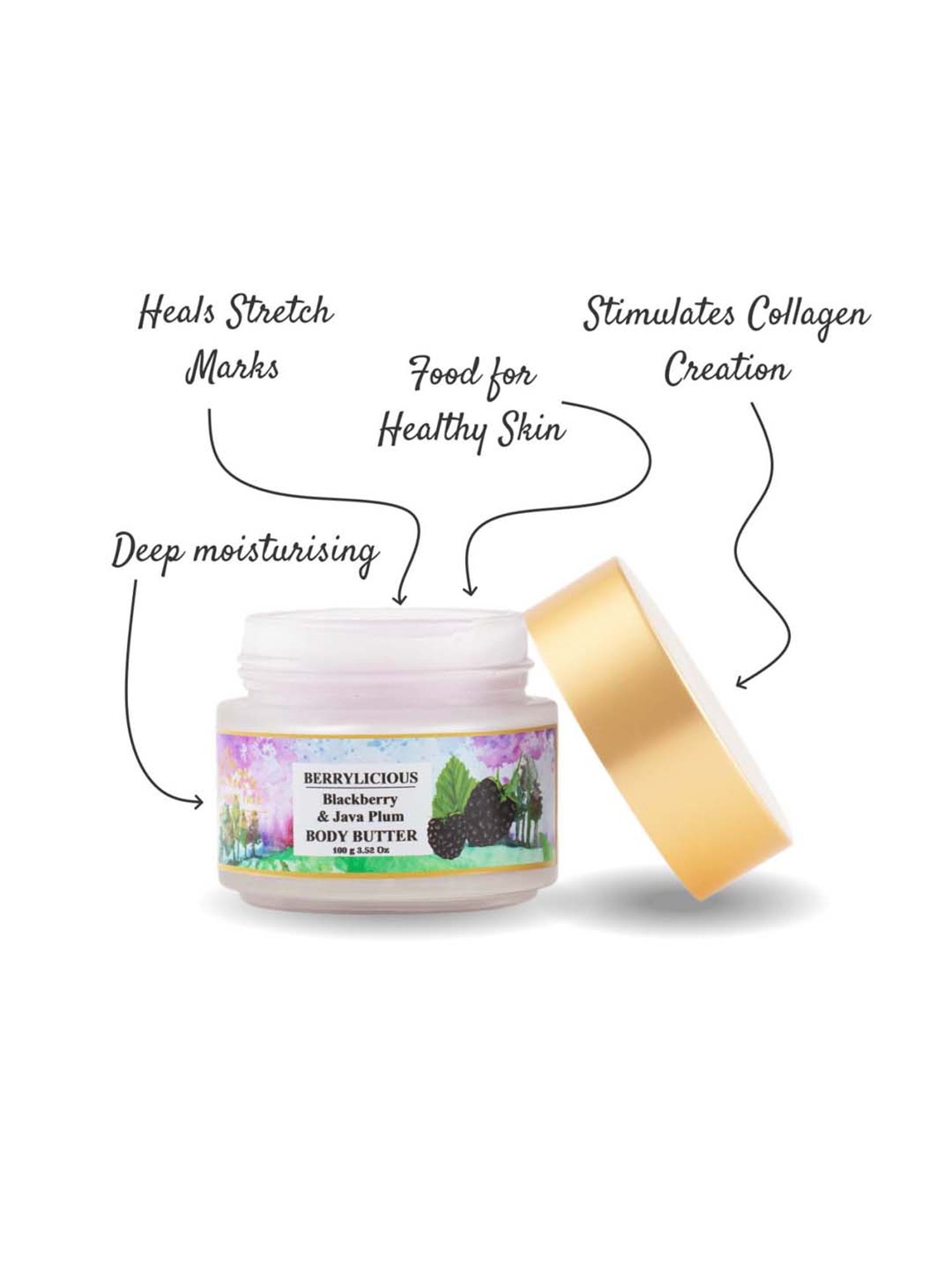 The Paradise Tree's Berrylicious Body Butter - 100 gm