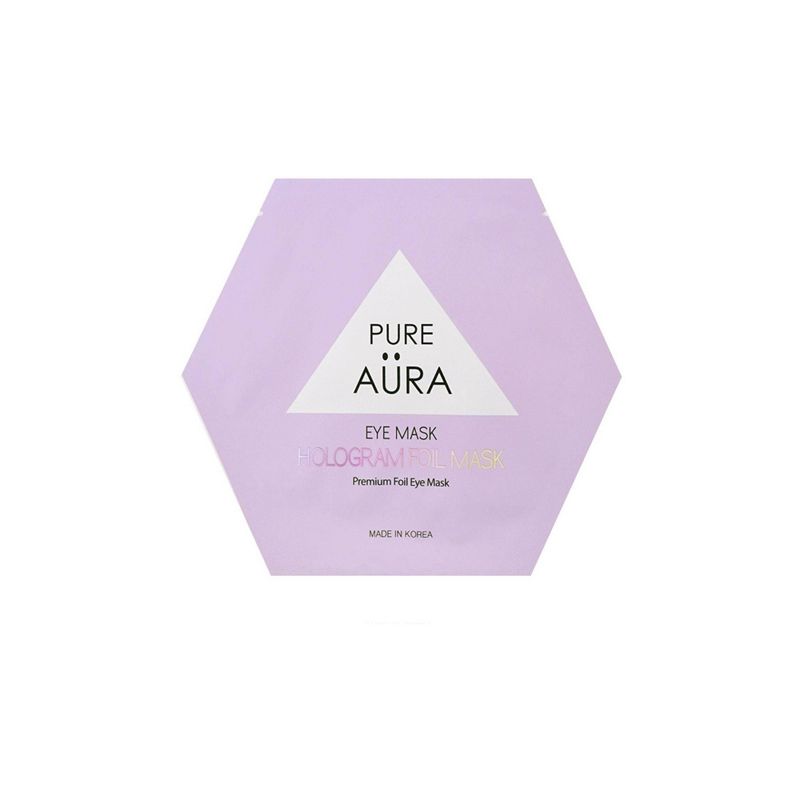 Pure Aura Hologram Foil Eye Mask - 0.88 fl oz