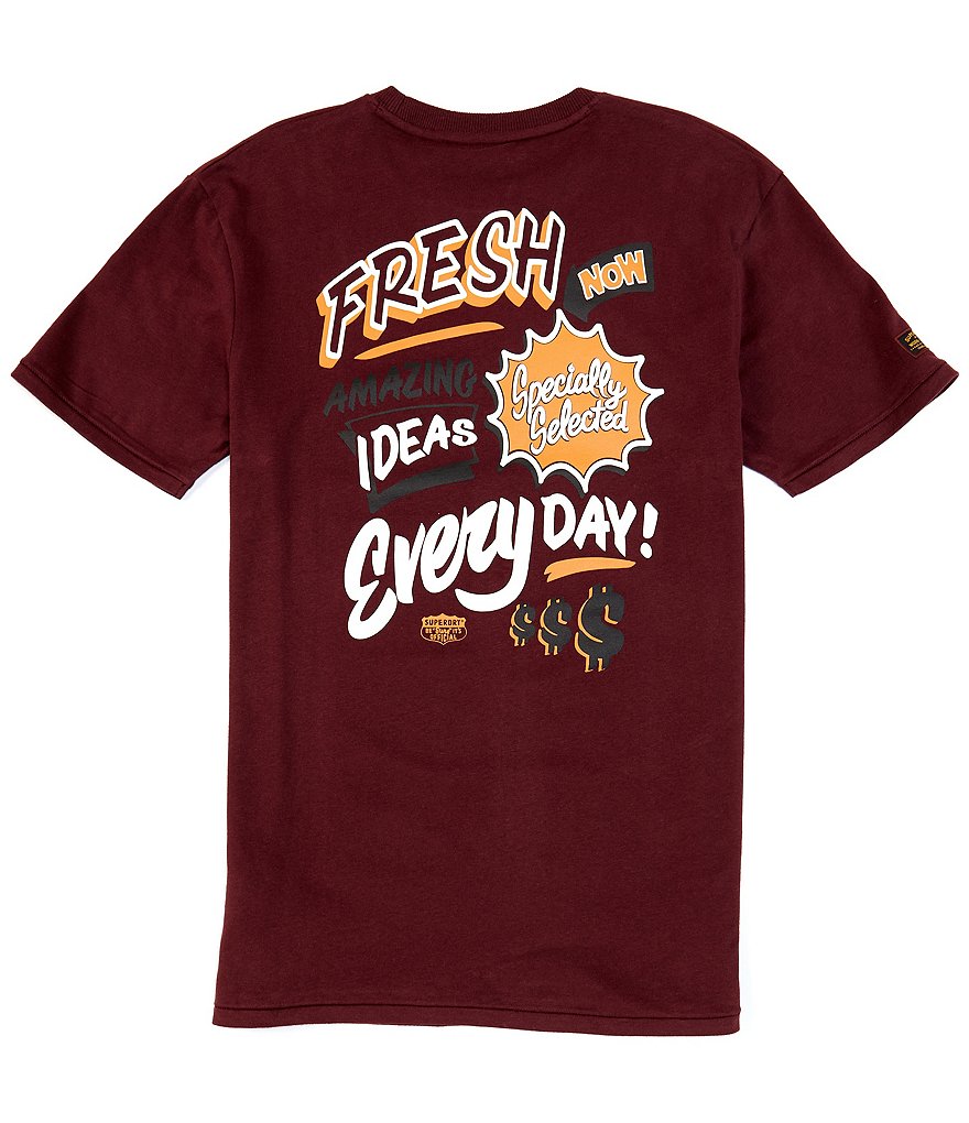 Superdry Short-Sleeve Workwear Box Fit Tee