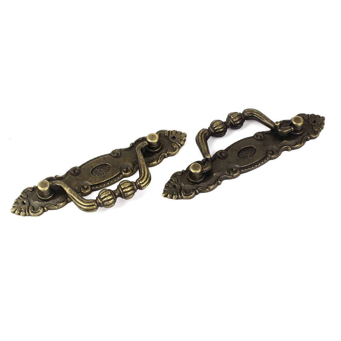 Vintage Style Furniture Hardware Dresser Pulls Drawer Handles 105mm Long 2pcs