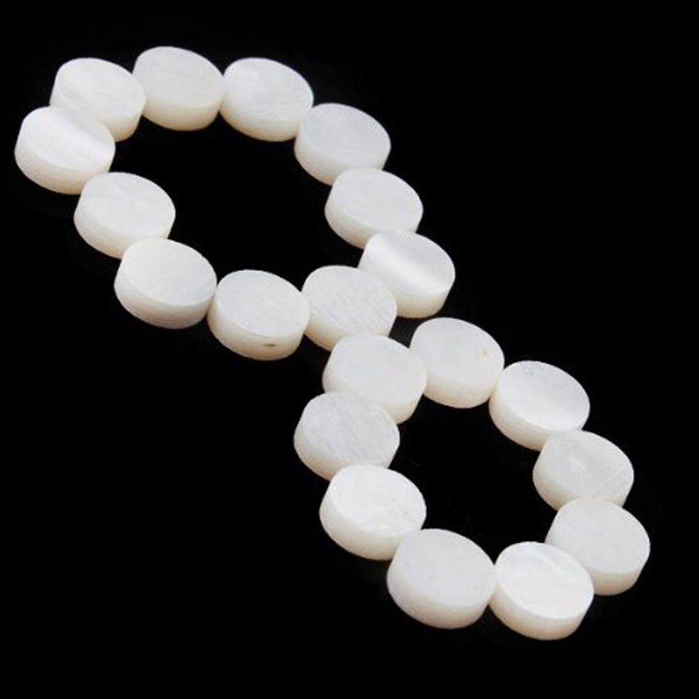 10pcs 6mm Round White Pearl Shell Dots for Guitar Fingerboard