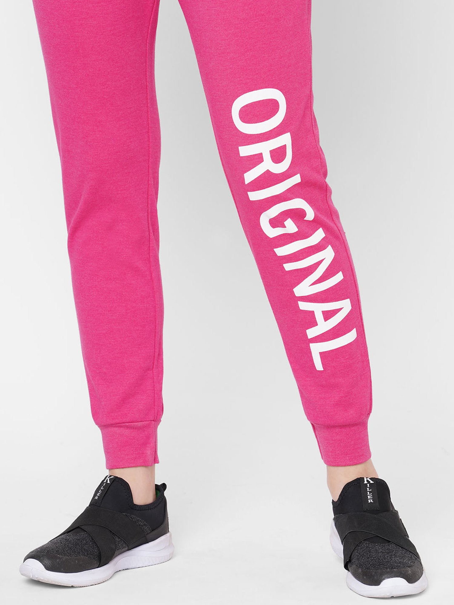 Mystere Paris Pink Graphic Print Joggers