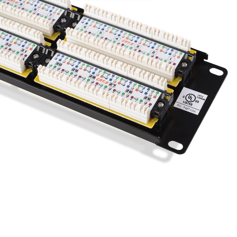Cable Matters Rackmount or Wallmount 48-Port Cat6 RJ45 Patch Panel