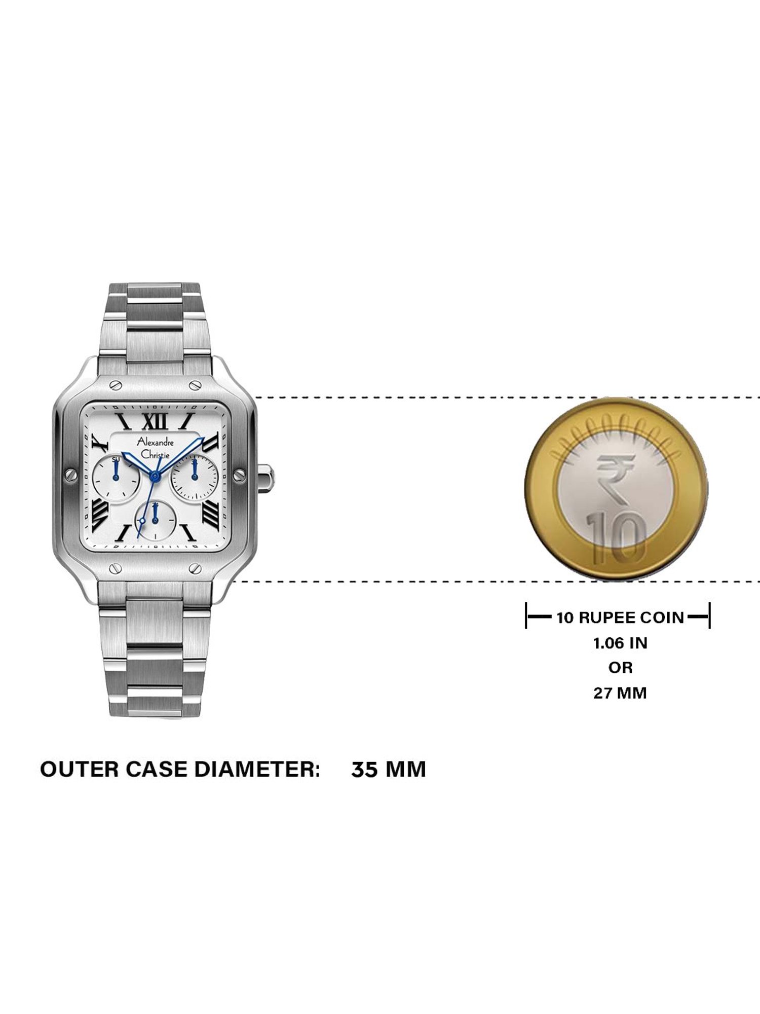 ALEXANDRE CHRISTIE 2B18BFBSSSLBA Ac Collection Analog Watch for Women