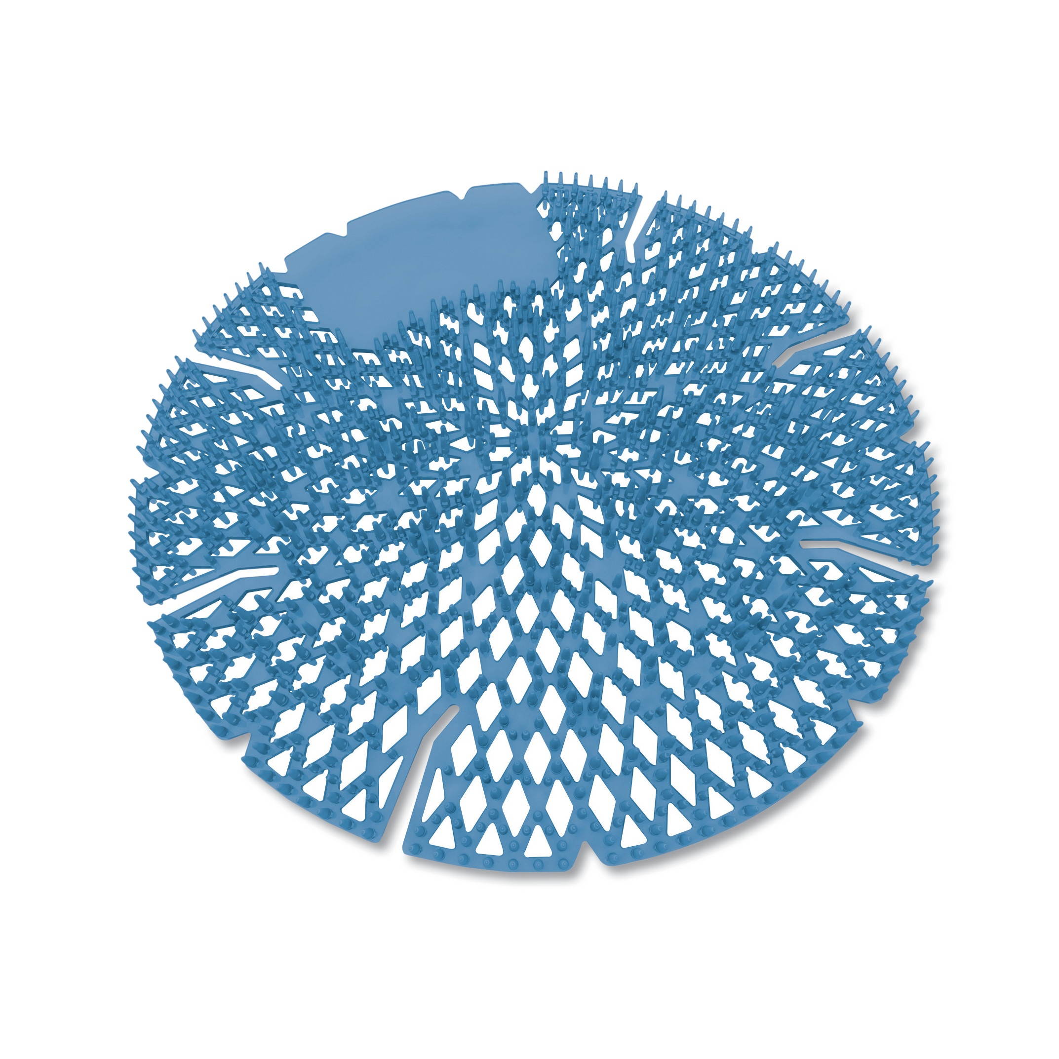 Pearl 3D Urinal Screen, Mountain Air, Blue, 10/Pack, 6 Pack/Carton BGD623CT