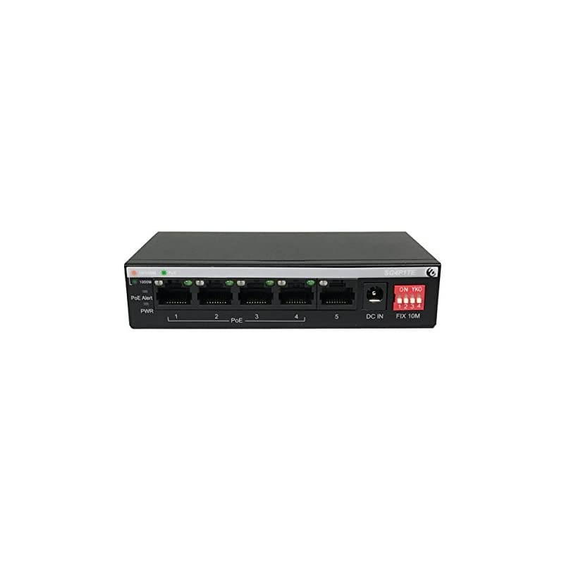 SG4P1TE 5 Port Gigabit with 4 Port Poe+ Range Extend Unmanaged Switch