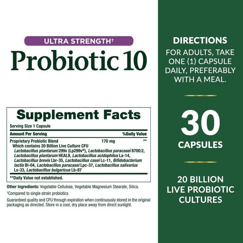 Nature's Bounty Probiotic 10 Capsule - 30ct
