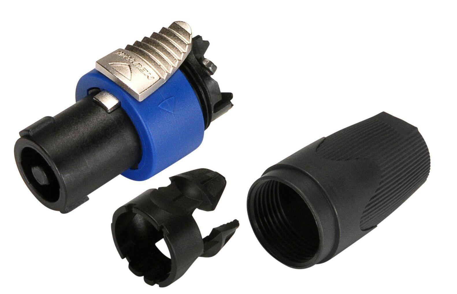 2-Pack Neutrik NL4FX Speakon SPX Series 4-Pole Cable Connector