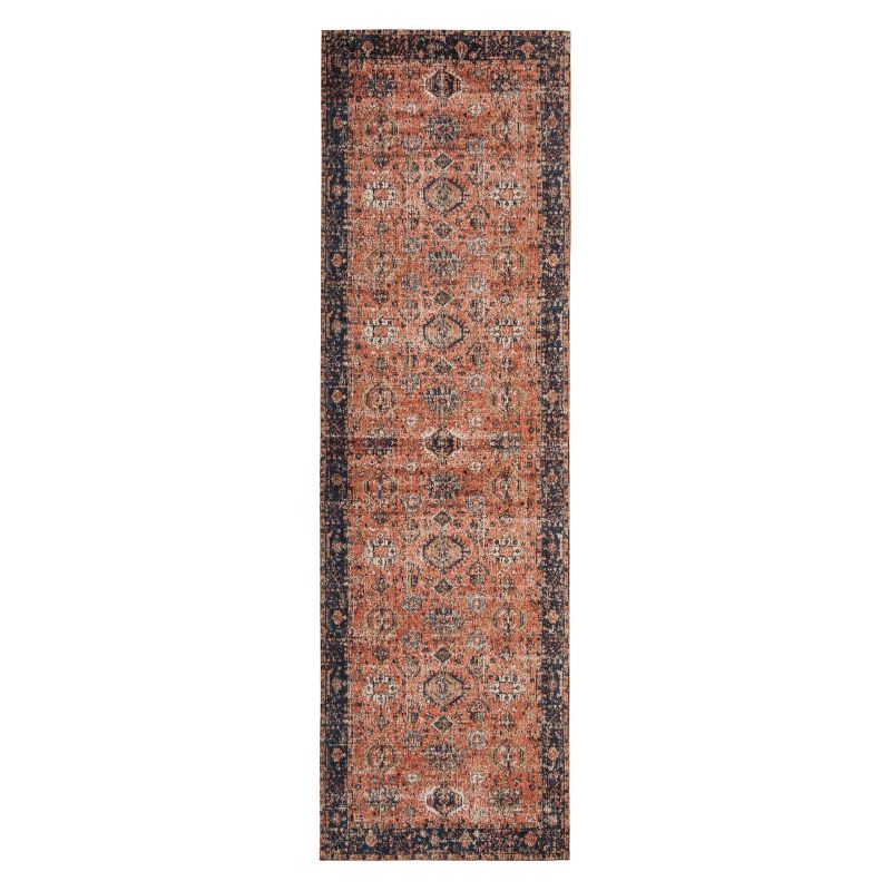 2'2"X8' Shapes Loomed Runner Rust/Navy - Safavieh