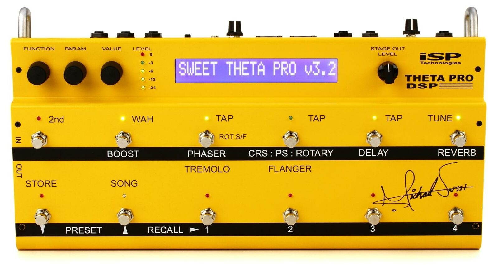 ISP Technologies MS Theta Pro DSP Michael Sweet Preamp and Multi-effects Pedal