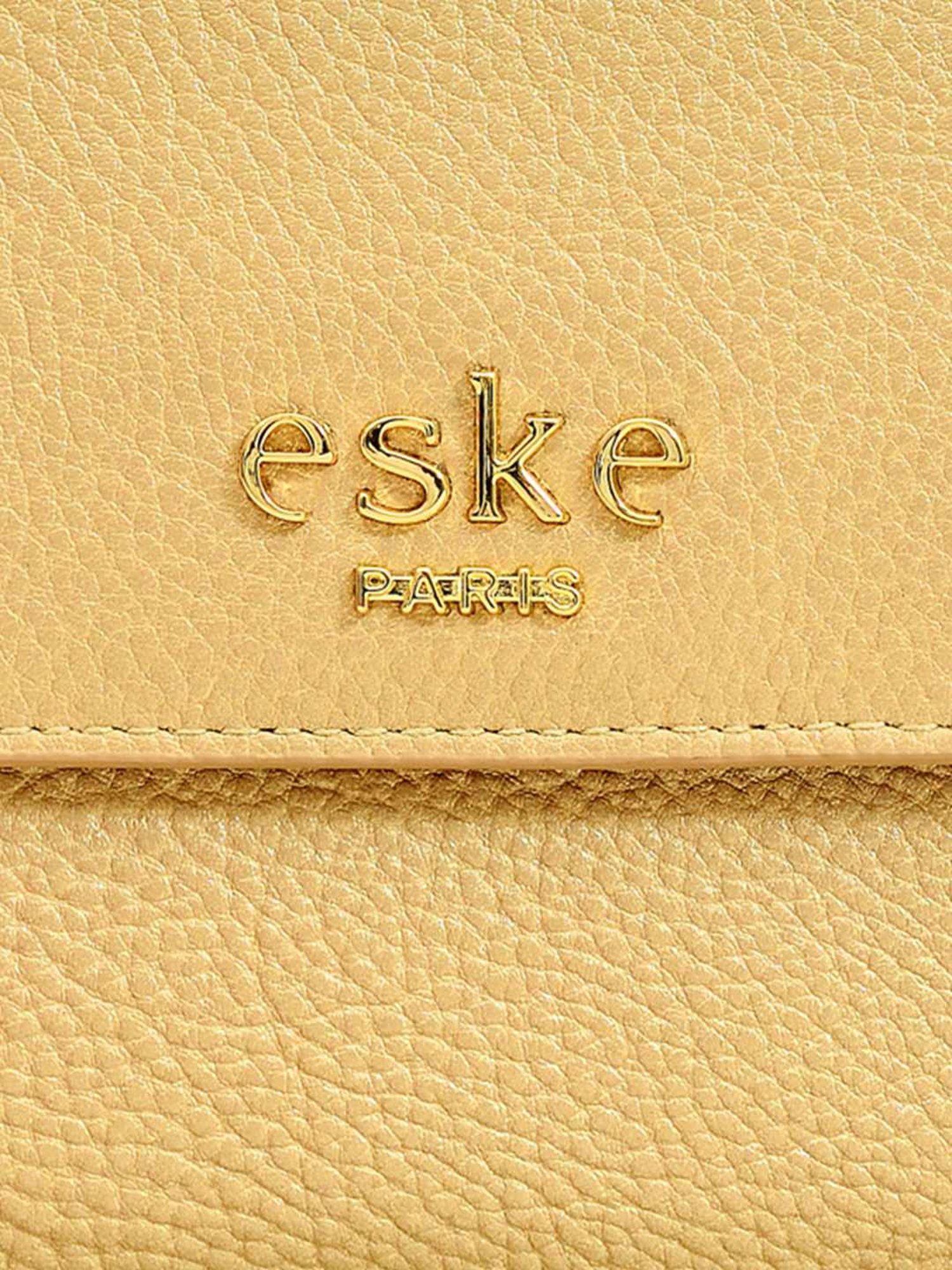 Eske Brigitte Yellow Solid Wallet for Women