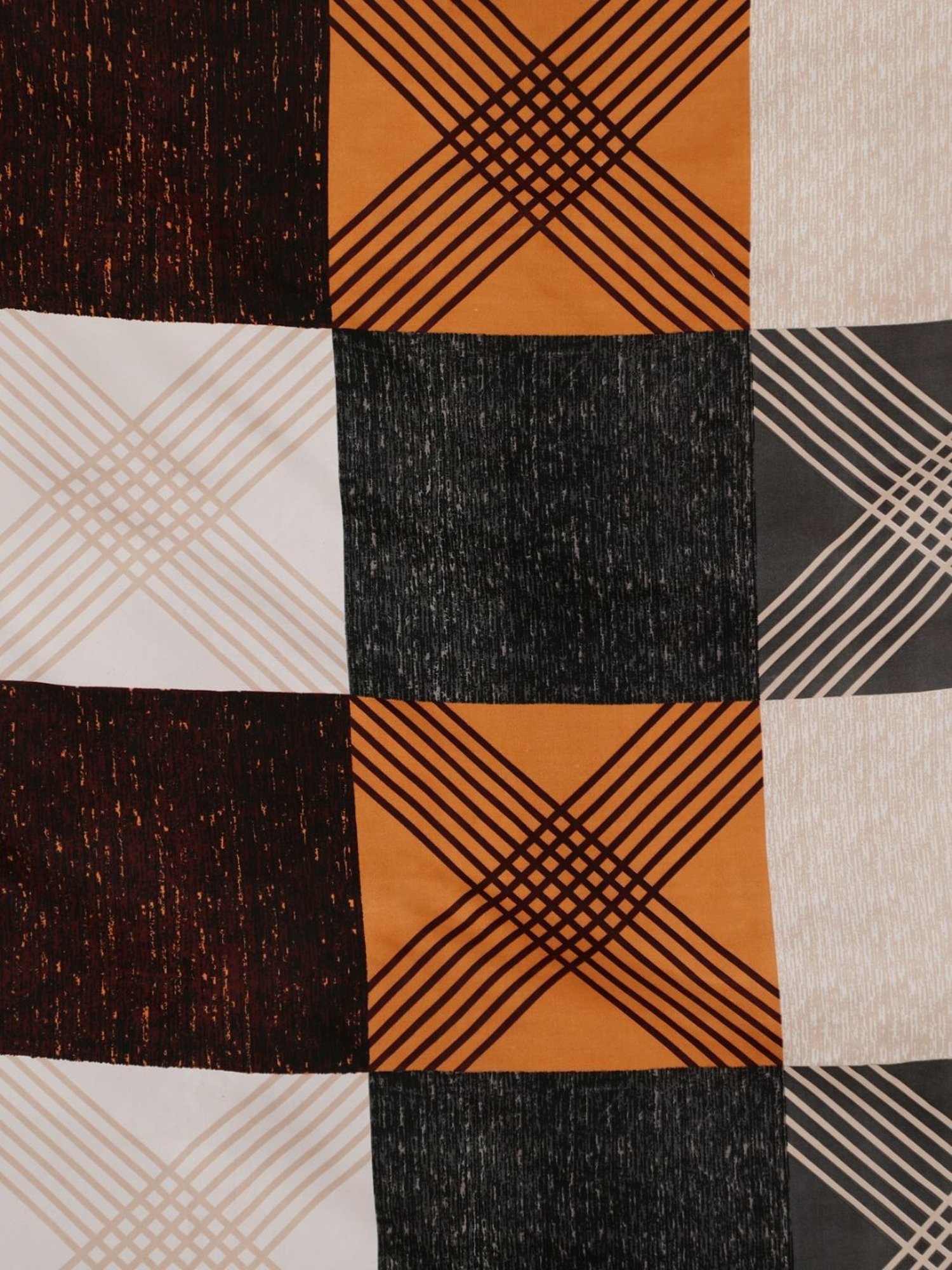 Romee Stripes Multicolor 144 TC Cotton Queen Sized Bed Sheet with 2 Pillow Covers