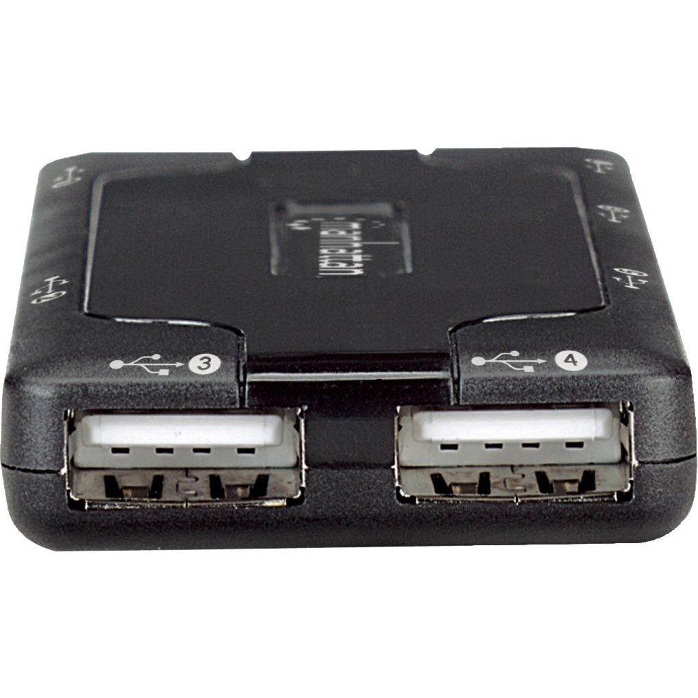 Manhattan 161169 7-Port Usb 2.0 Pocket Hub