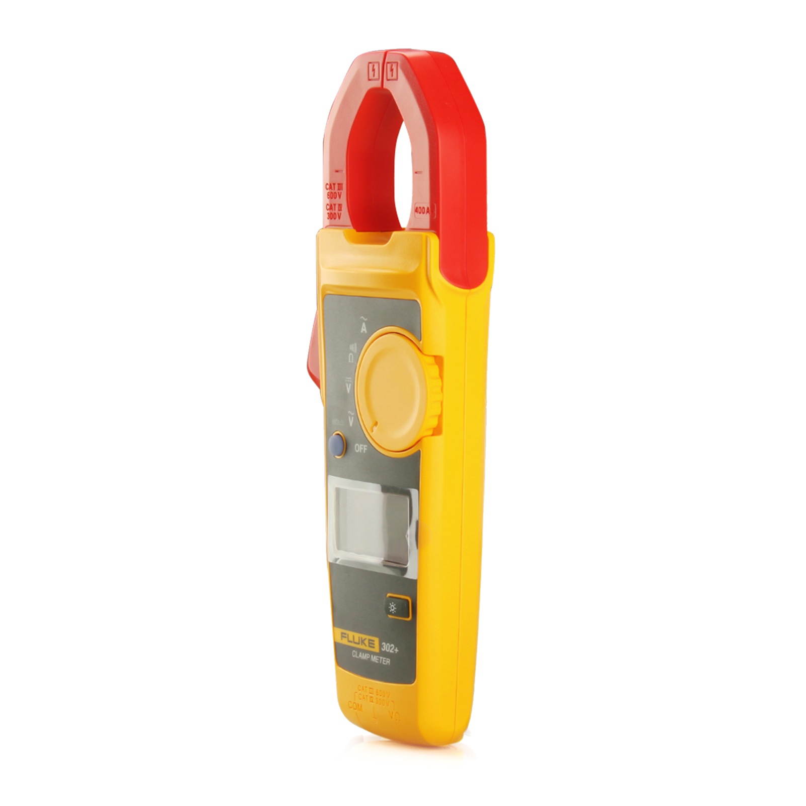 FLUKE F302+ Handheld Clamp Meter LCD Display Digital Clamp Multimeter Clamp Type Universal Meter Ammeter AC/DC Voltage Meters 400A AC Current 600V DC/AC Voltage Clamp Meter
