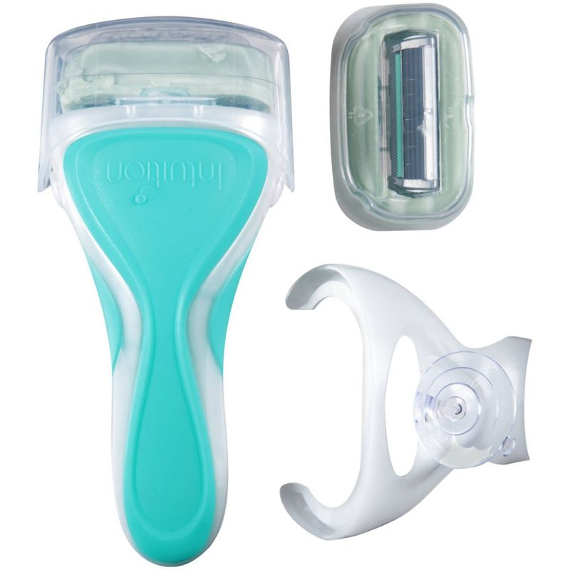 Schick Intuition Sensitive Care Women's Razor - 1 Razor Handle and 2 Refills