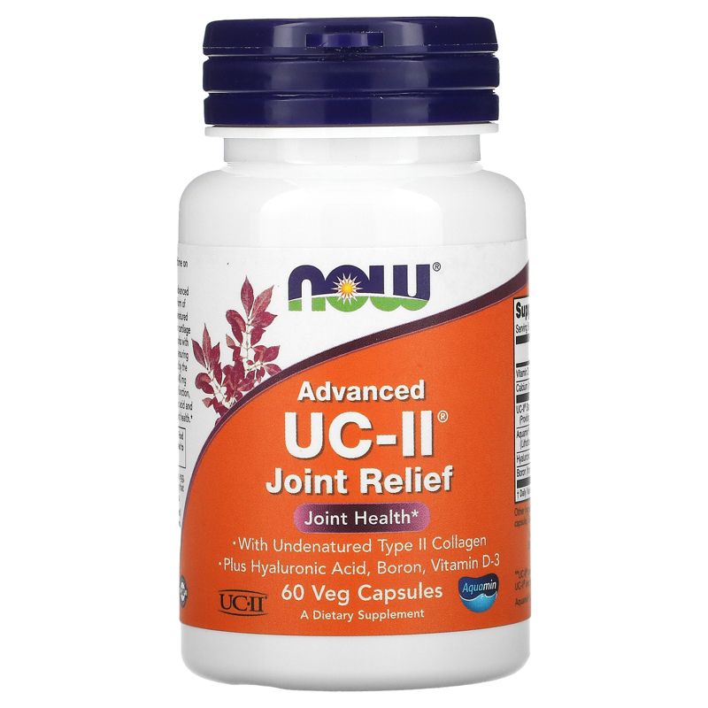Now Foods Advanced UC-II Joint Relief, 60 Veg Capsules, Dietary Supplements
