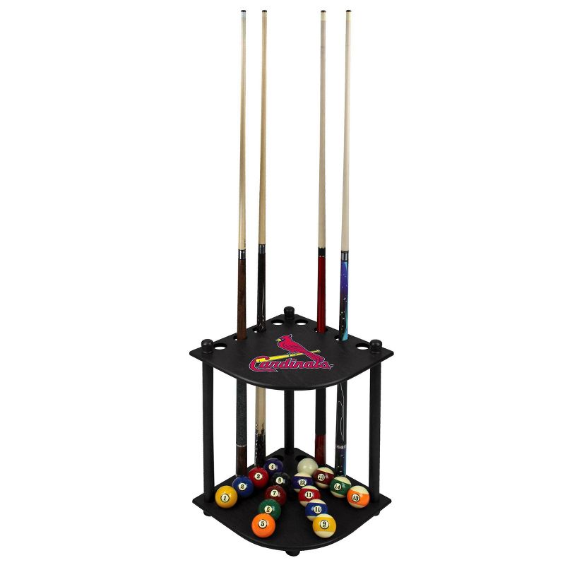 Hathaway Westmont Floor Standing Pool Cue Rack - Black