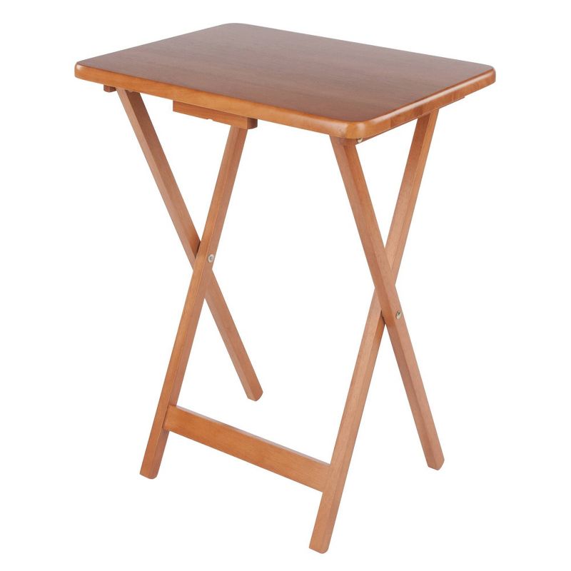 5pc Tray Table Set White - Flora Home