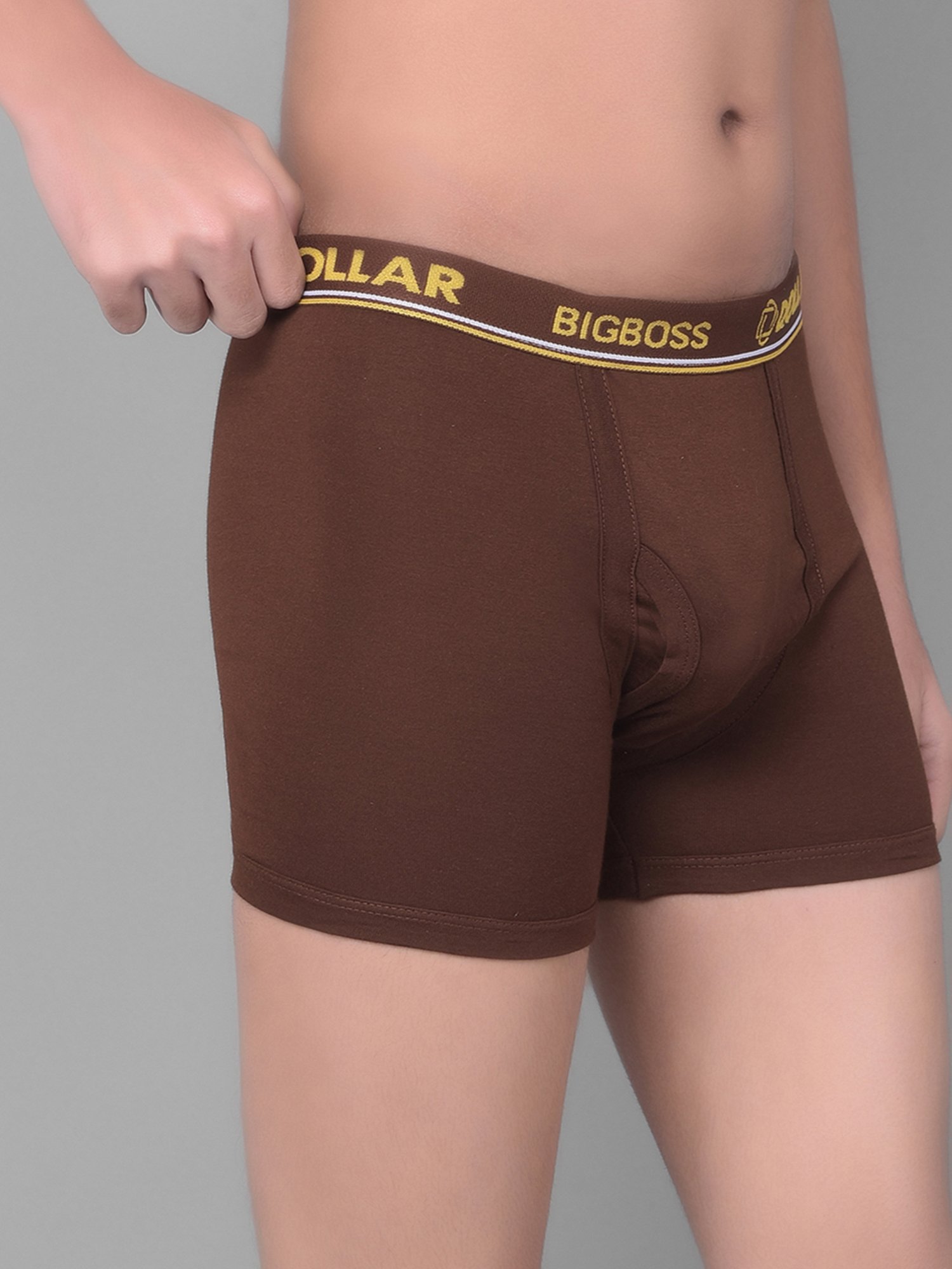 HOP Kids by Westside Yellow Printed Cotton Briefs - Pack of 5