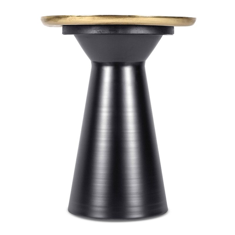 Malique Side Table Antique Brass - Poly & Bark