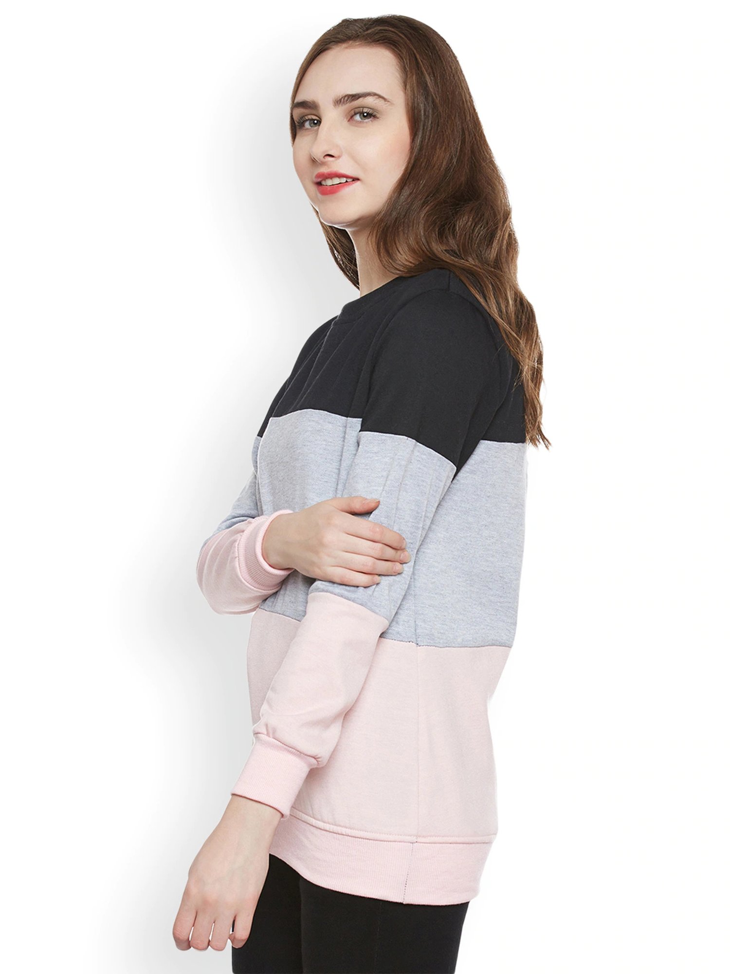 Belle Fille Multicolor Full Sleeves Sweatshirt