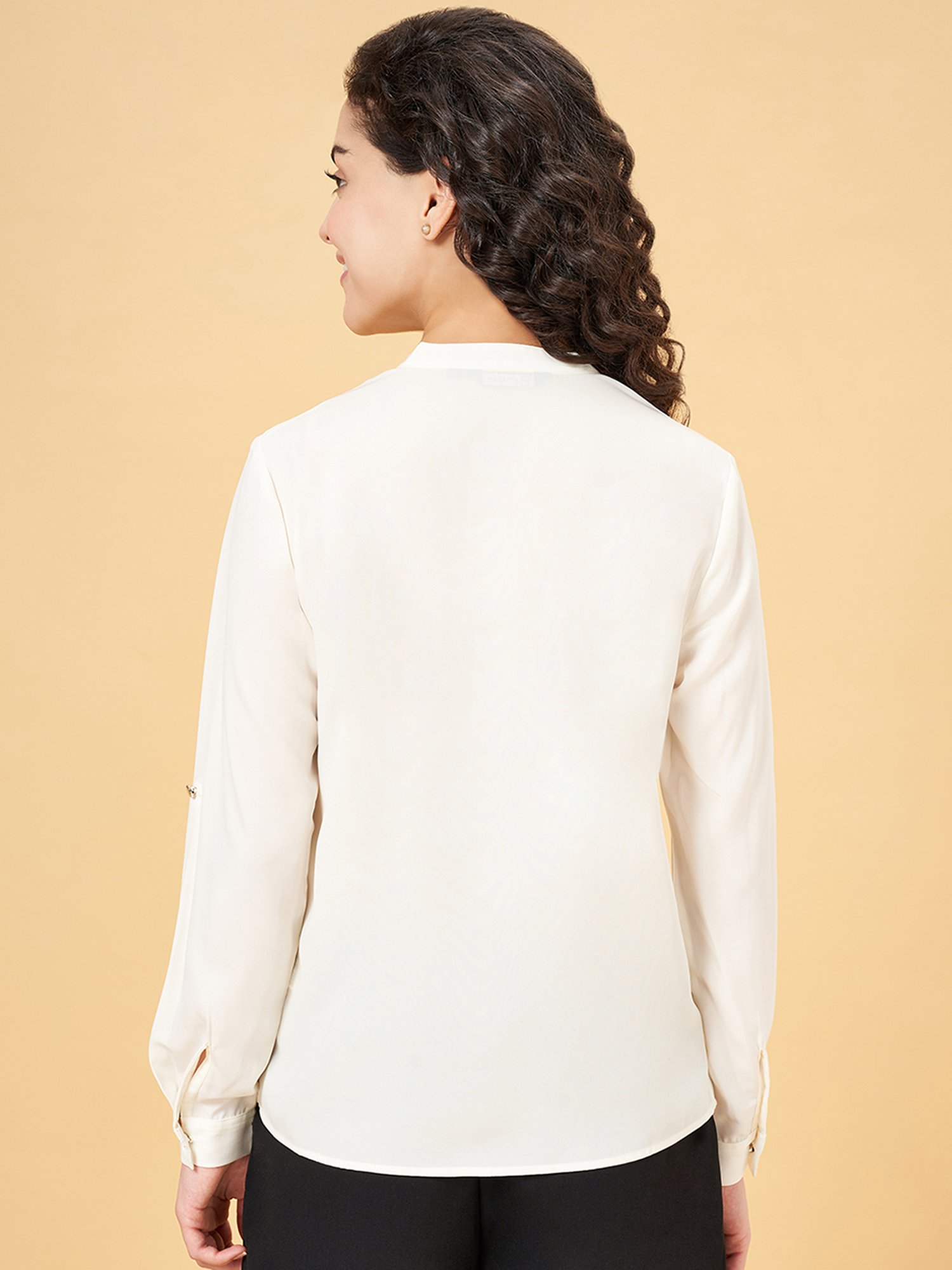 Annabelle by Pantaloons White Regular Fit Top