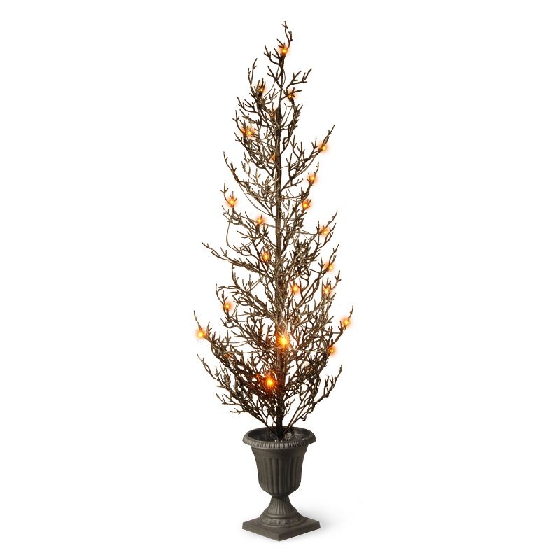 46in Halloween Tree with Lights - National Tree Company