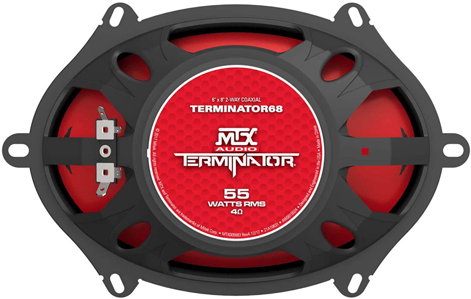 MTX Terminator 68 5 by 7 Inch Speaker Pair with 55 Watt RMS Power Capability
