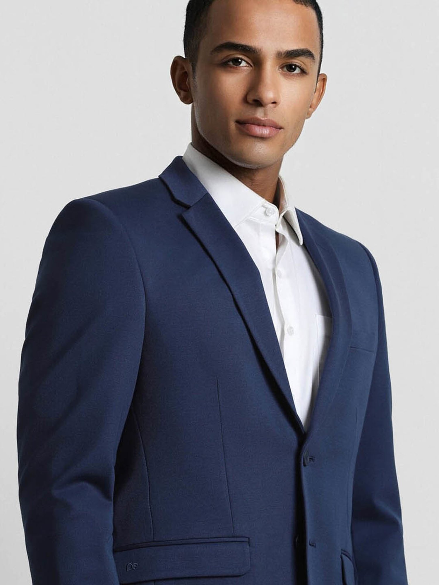 Peter England Elite Navy Slim Fit Blazer