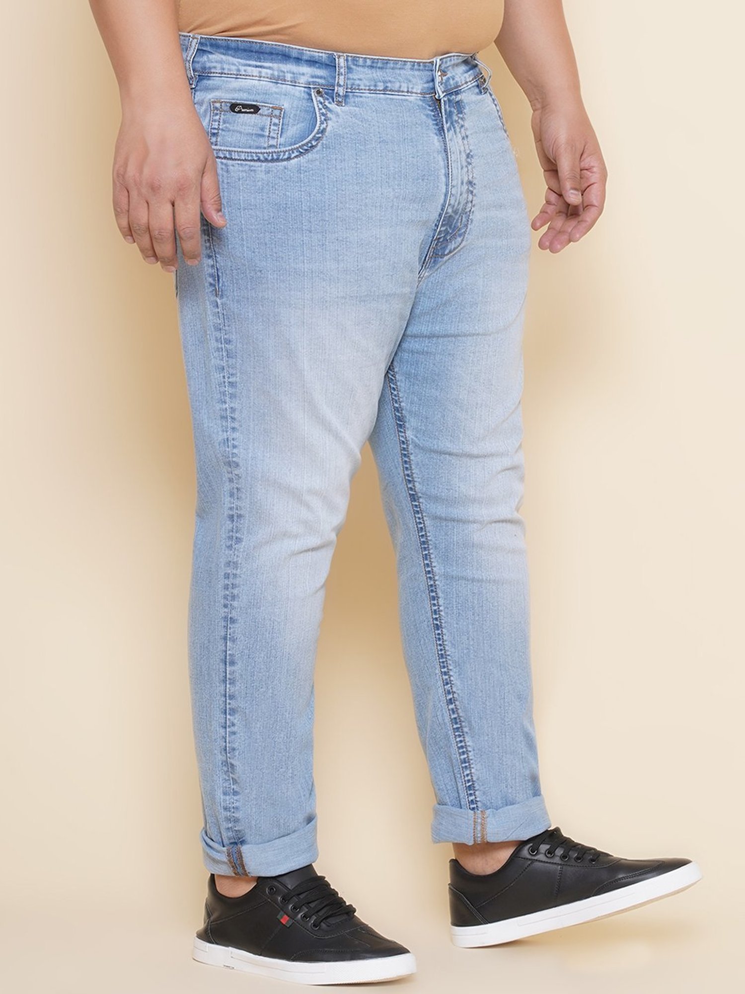 John Pride Blue Regular Fit Jeans