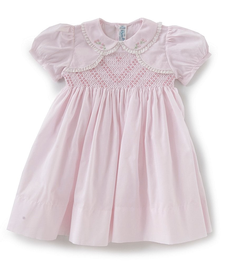 Feltman Brothers Baby Girl 12-24 Months Flower Embroidered Bolero Dress
