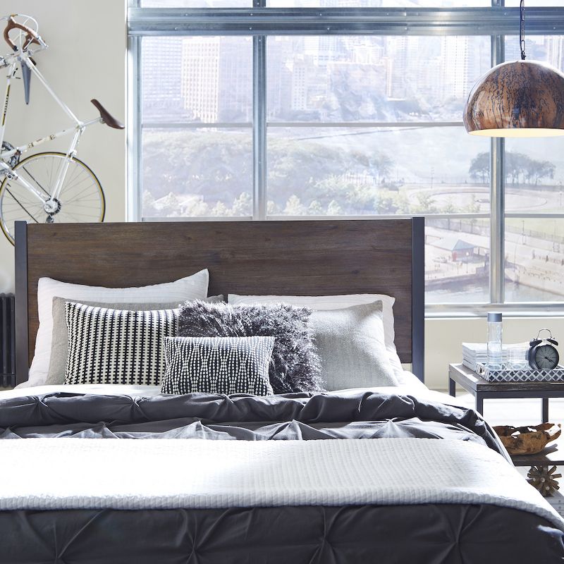 Twin Adult Headboard - Vintage Gray - Home Styles