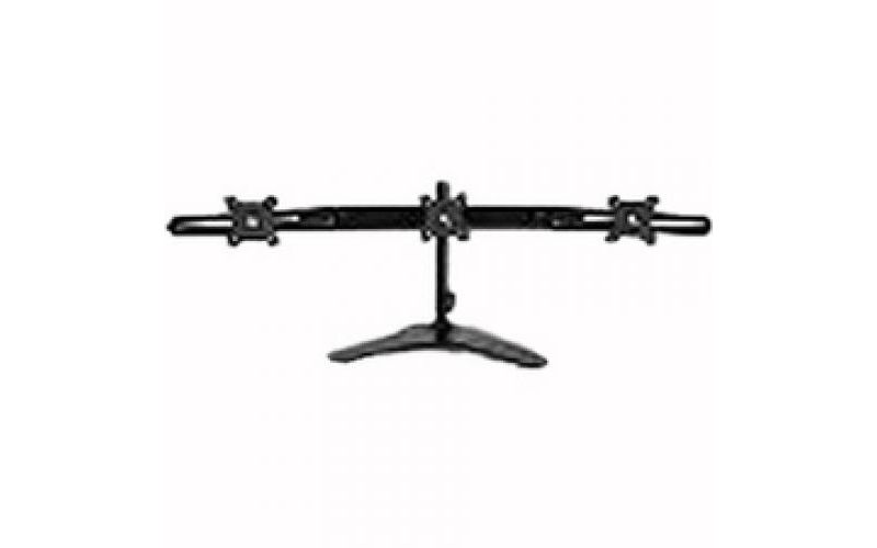 Planar 997-6035-00 Triple Monitor Stand - 17" to 24" Screen Support - 58.20 lb Load Capacity - LCD Display Type Supported20" Width - Desktop - Black