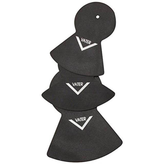 Vater Cymbal Mute Pad Pack (1)Crash, (1)Crash/Ride, (1)Hi-Hat