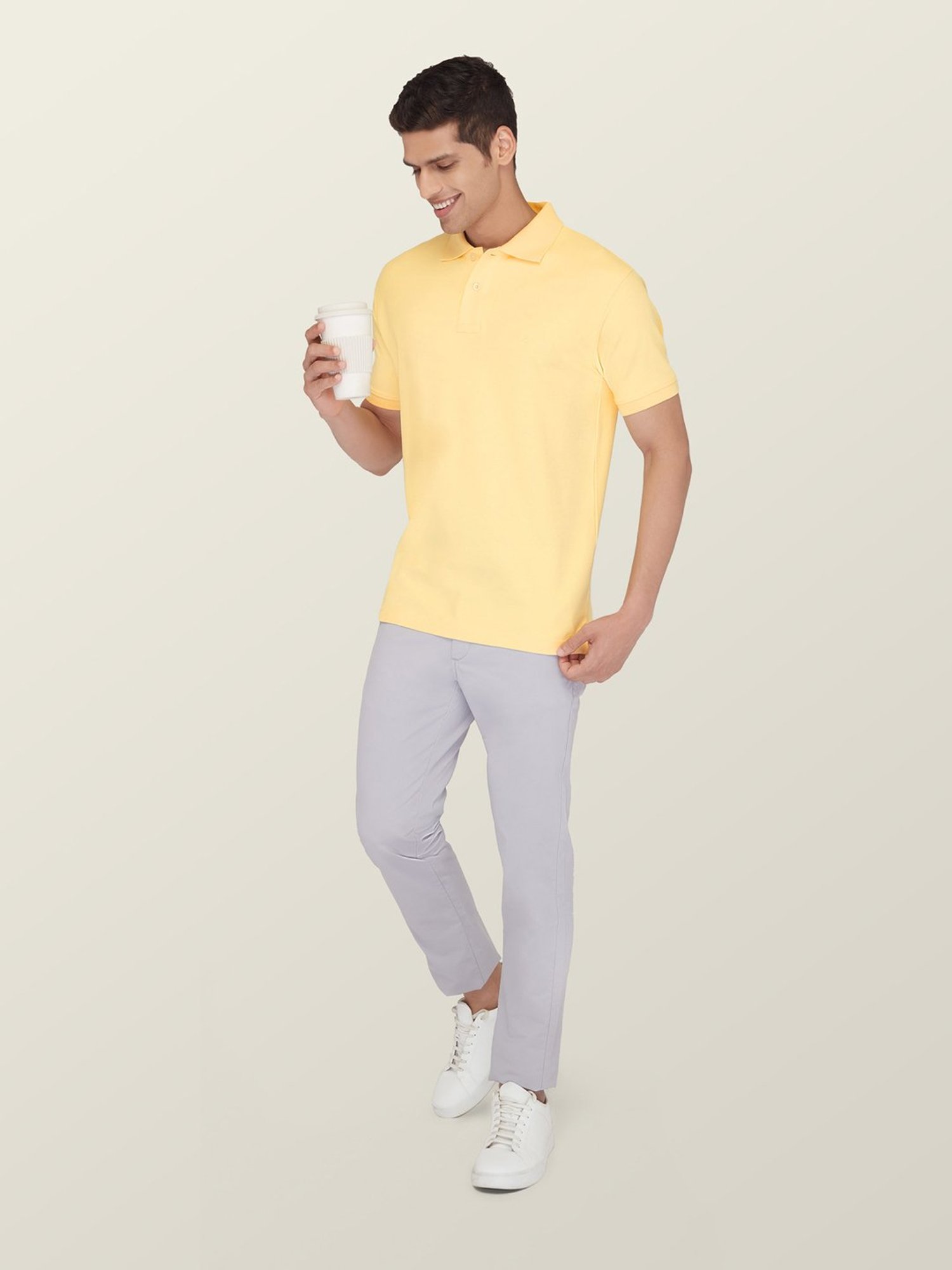 XYXX Yellow Polo T-Shirt