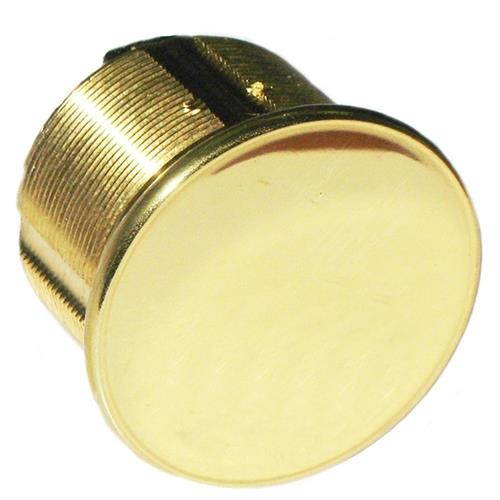 Ilco 7160DC-03 Polished Brass US3 Solid Brass Replacement 1" Dummy Mortise Cylinder Lock