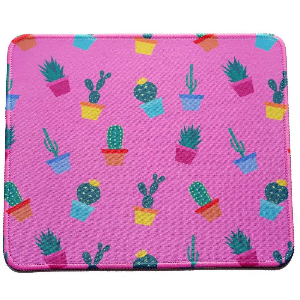 VIVIPOW TM Potted Cactus Plants Pattern Rectangle Non-Slip Rubber Mousepad Gaming Mouse Pad