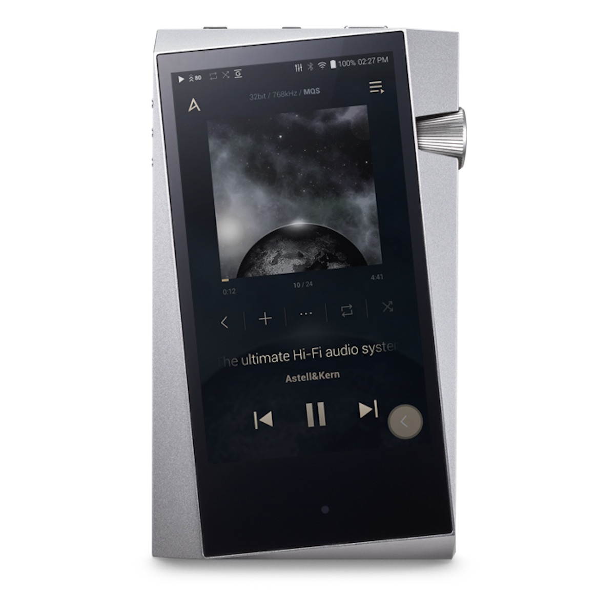 Astell & Kern SR25 Portable Music Player with Quad-Core CPU and Dual DAC (Moon Silver)
