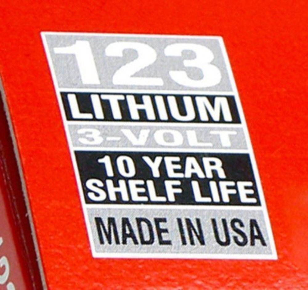 SUREFIRE SF72-BB Battery,123A,Lithium,3V,PK72