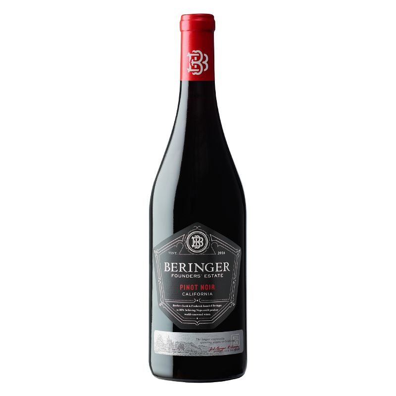 Beringer Founders Estate Pinot Noir Red Wine - 750ml Bottle
