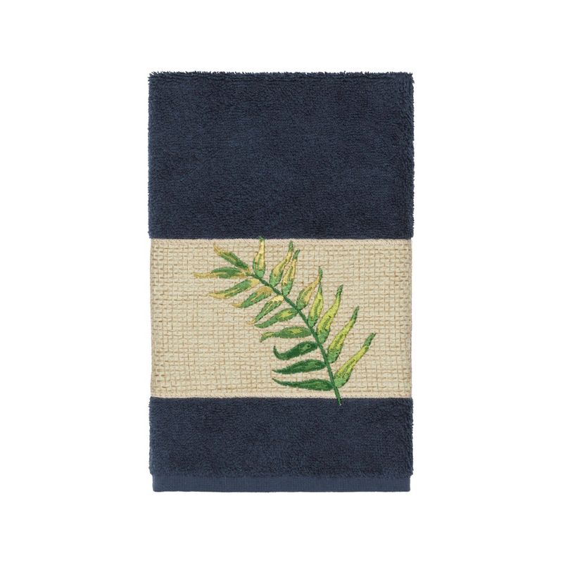 Zoe Embellished Bath Towel Set Midnight Blue - Linum Home Textiles