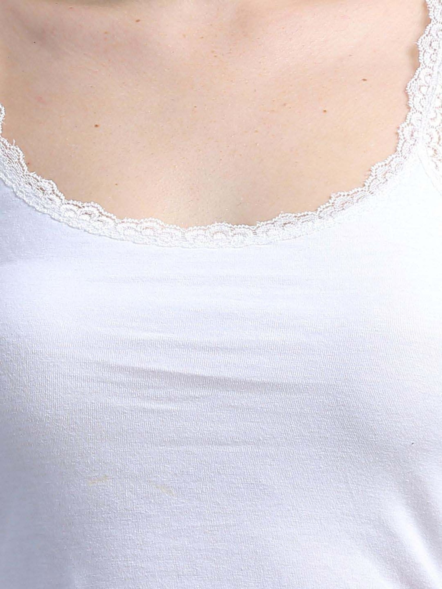 Enamor White Non-Padded Camisole