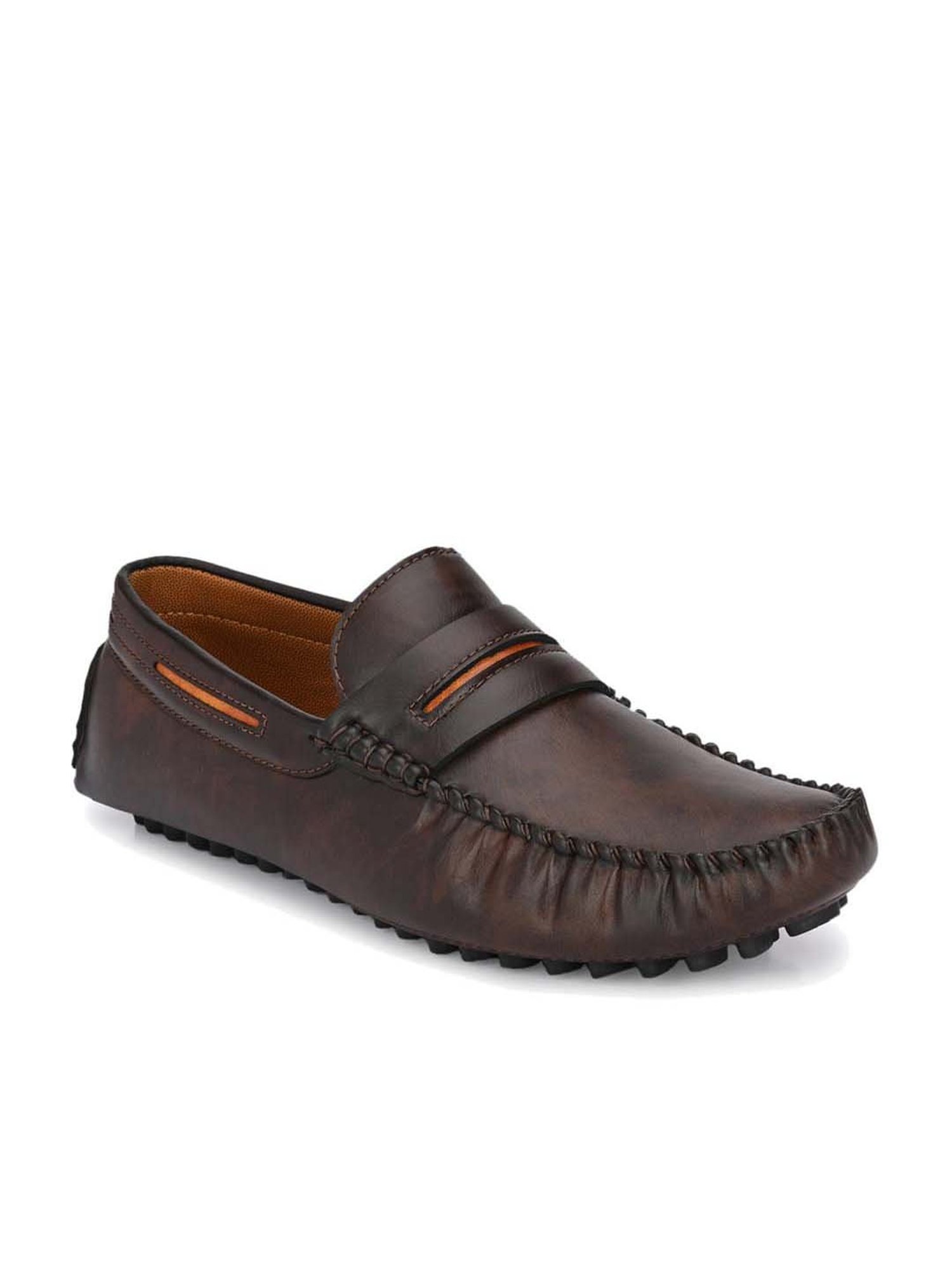 Prolific Men's Brown Casual Loafers