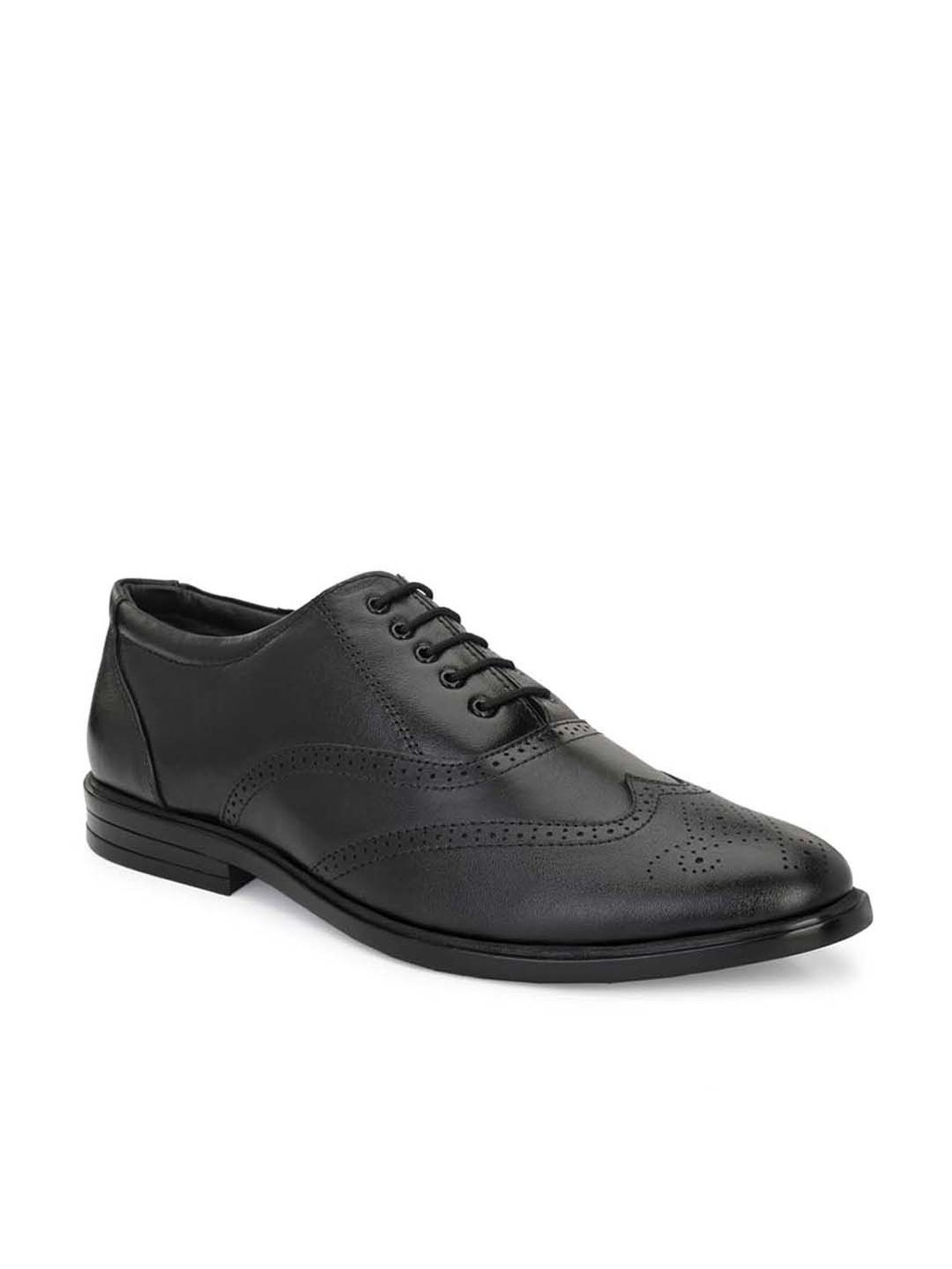 Eego Italy Men's Black Oxford Shoes