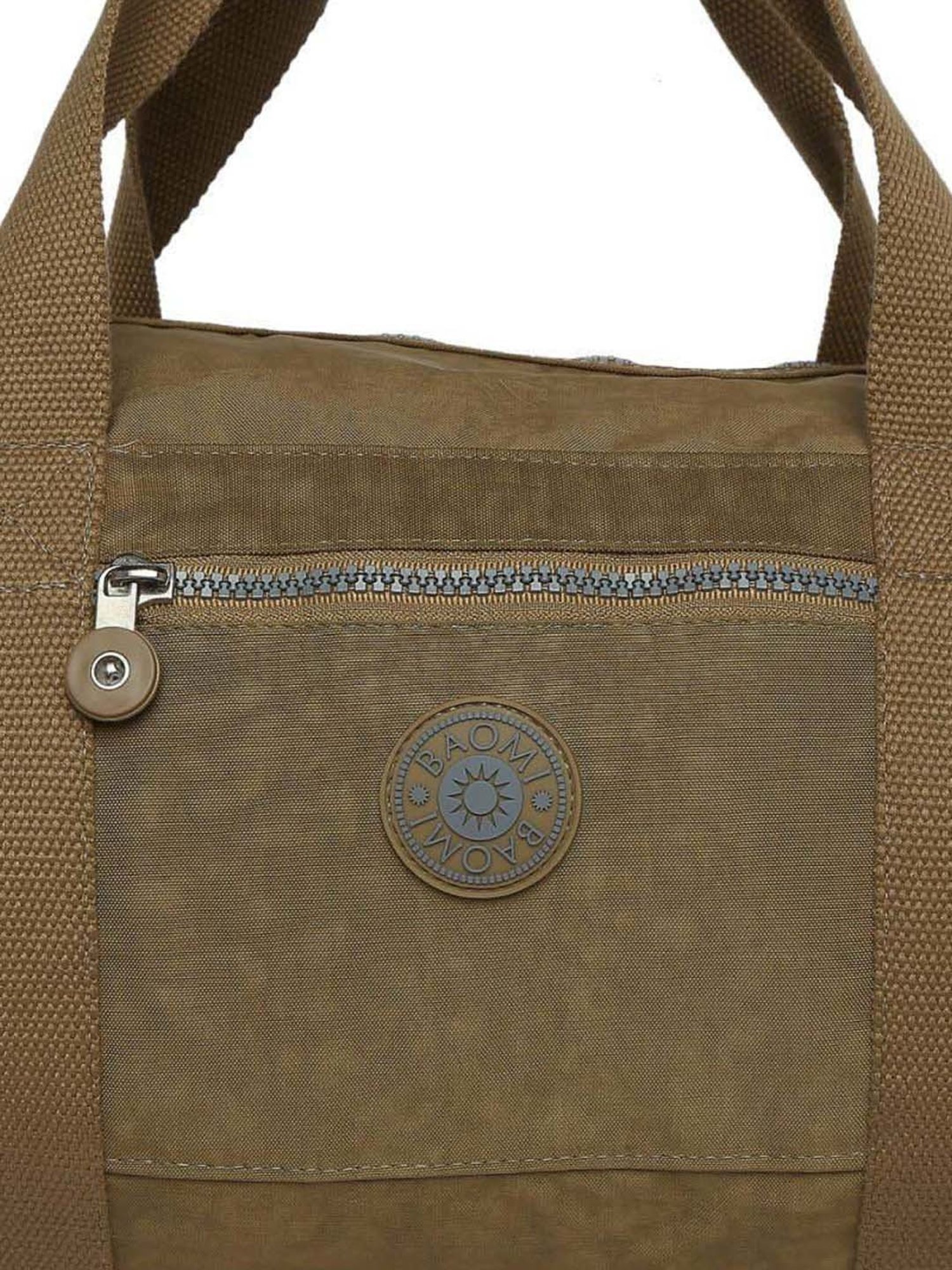 Baomi Beige Medium Duffle Bag