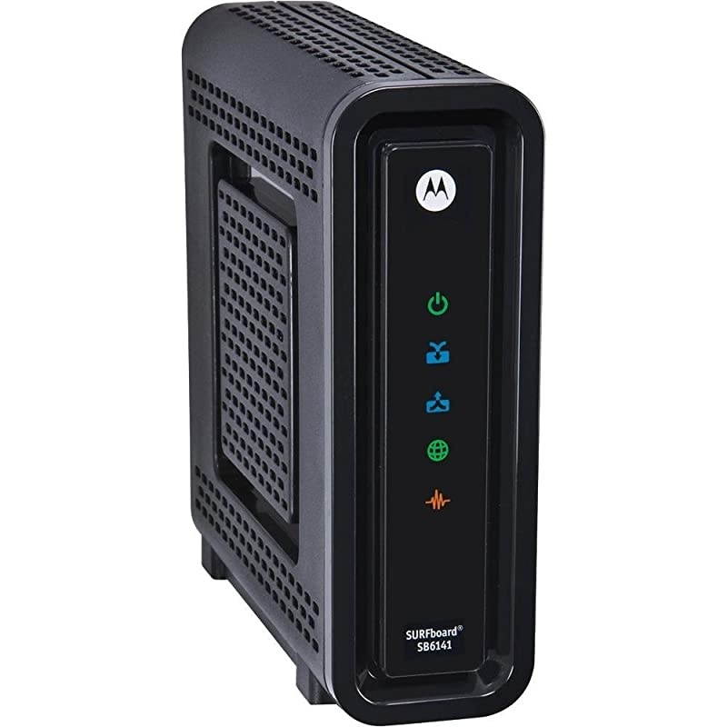 Surfboard SB6141 DOCSIS 3.0 High-Speed Cable Modem- Black (OEM Brown Box)